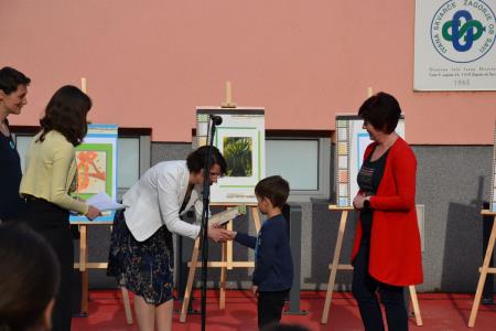 Uradno odprtje učilnice na prostem pri Skvarčevi šoli 